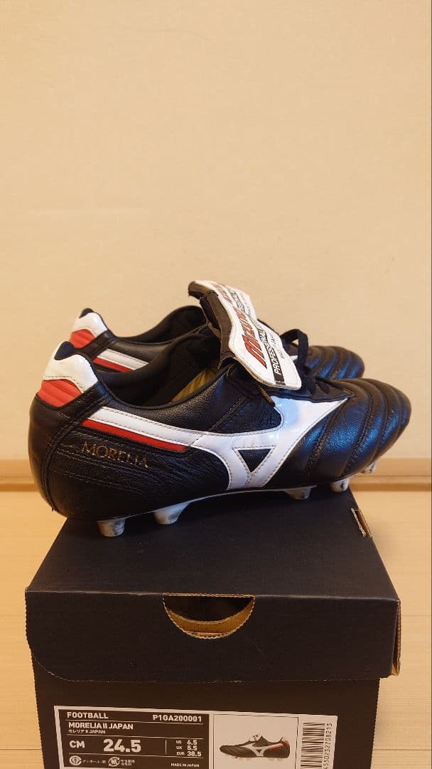 モレリア2　24.5cm　ミズノ　スパイク