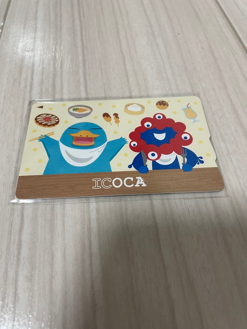 ICOCA 万博記念デザインカード　ミャクミャク イコちゃん