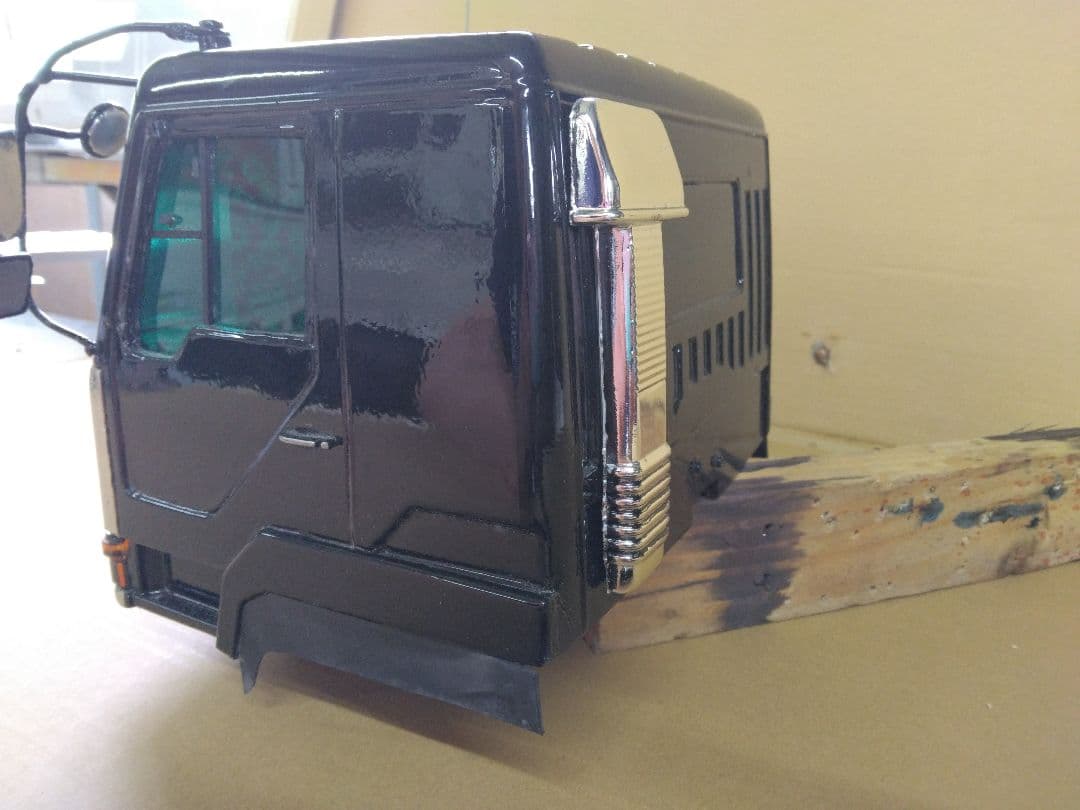 1/14ラジコン、トラック、ムネトラ模型、3期型グレートキャビン。配線