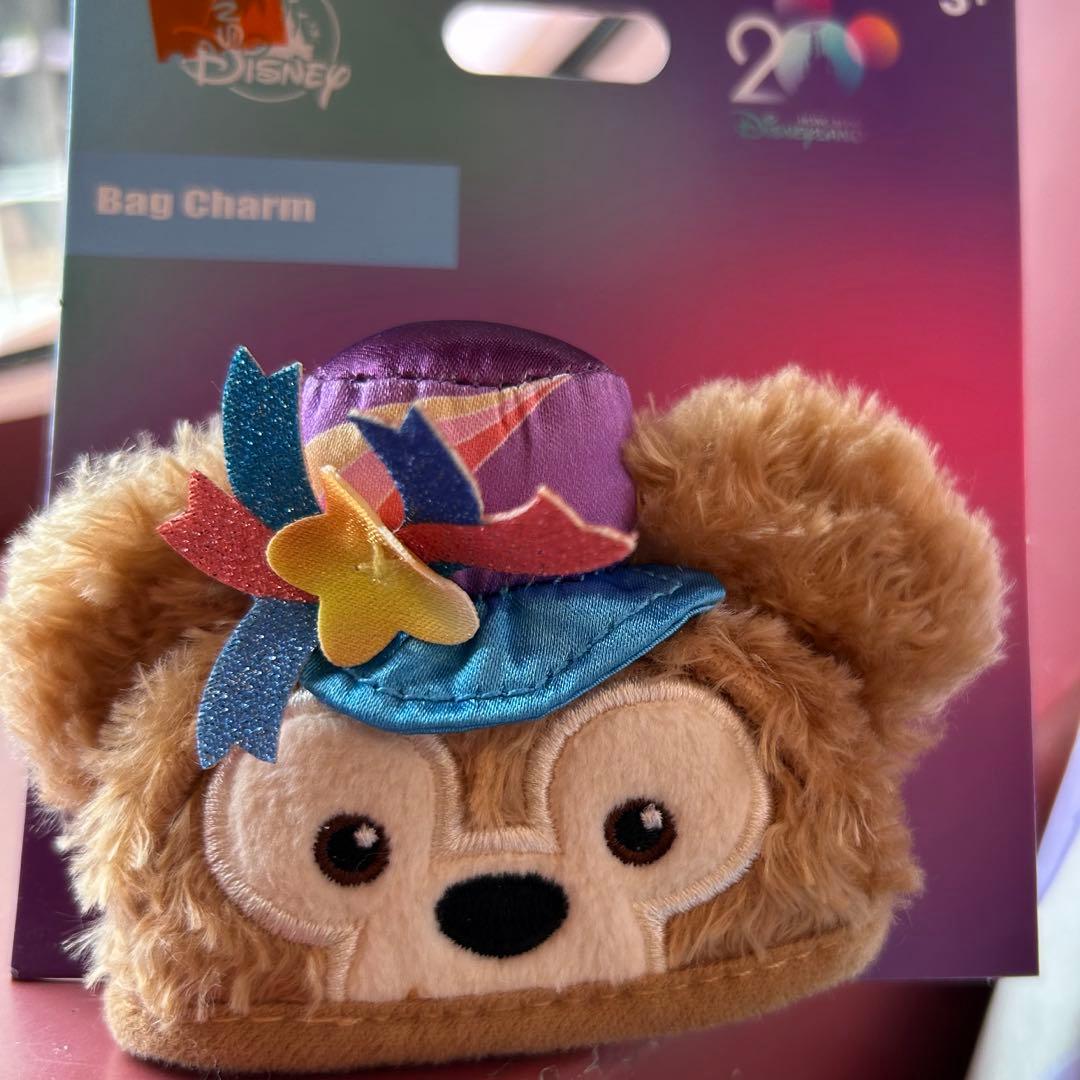 香港ディズニー 20周年 イヤーハット ダッフィー キーホルダー バッジ