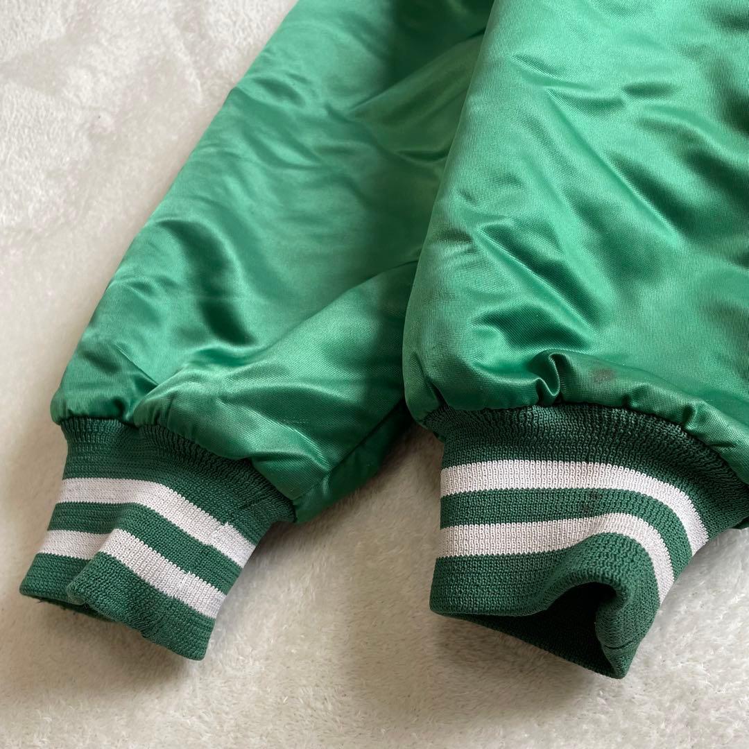 NBA 希少80s セルティックス スタジャン XL相当 スタジアムジャンパー