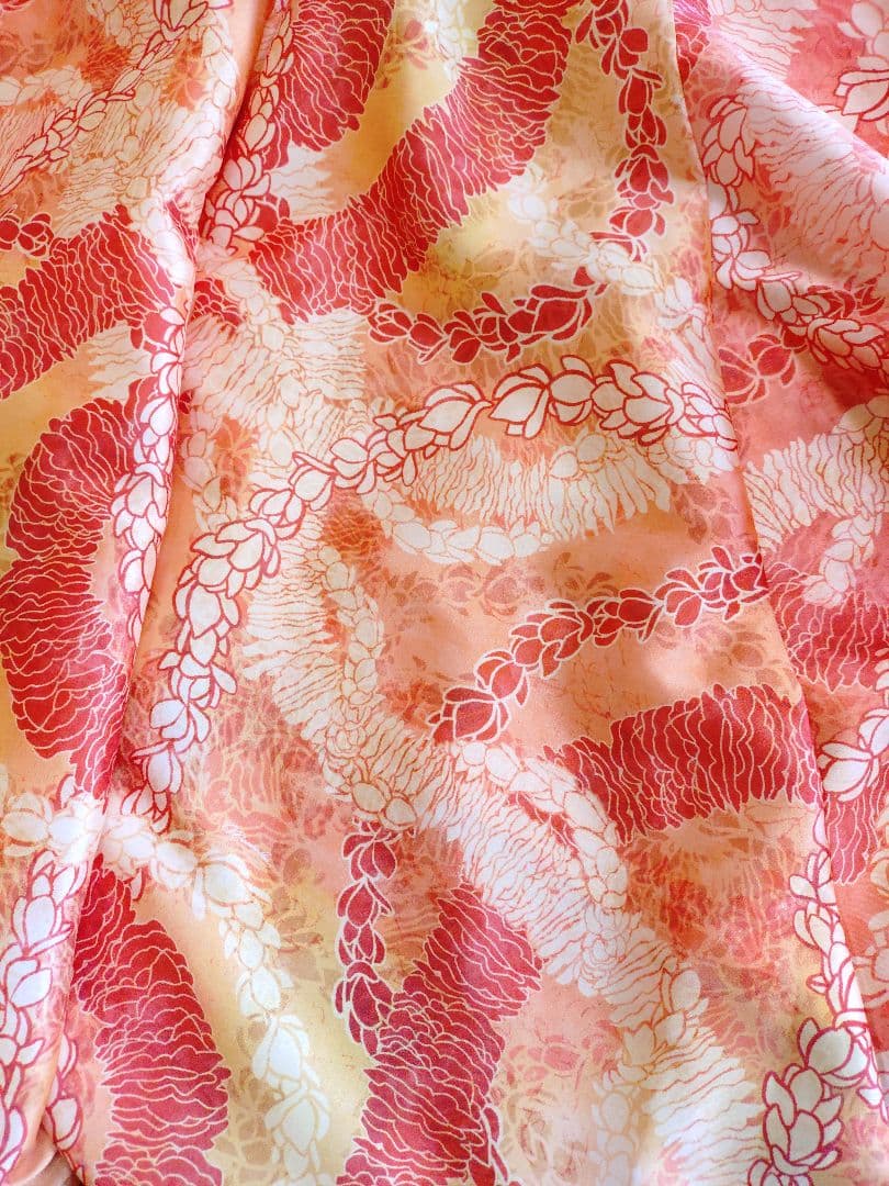 Maunaloa マウナロア　フラダンス用ドレス オレンジ ピンク　美品