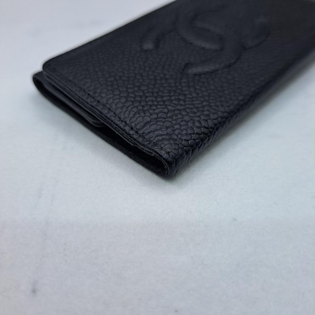 CHANEL　デカココ　キーケース　ブラック　財布