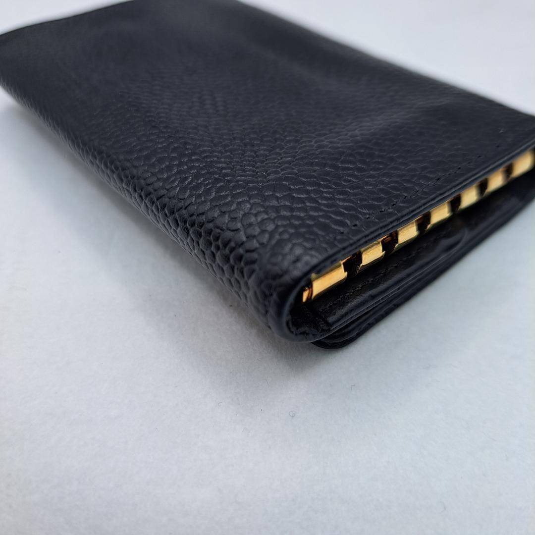 CHANEL　デカココ　キーケース　ブラック　財布