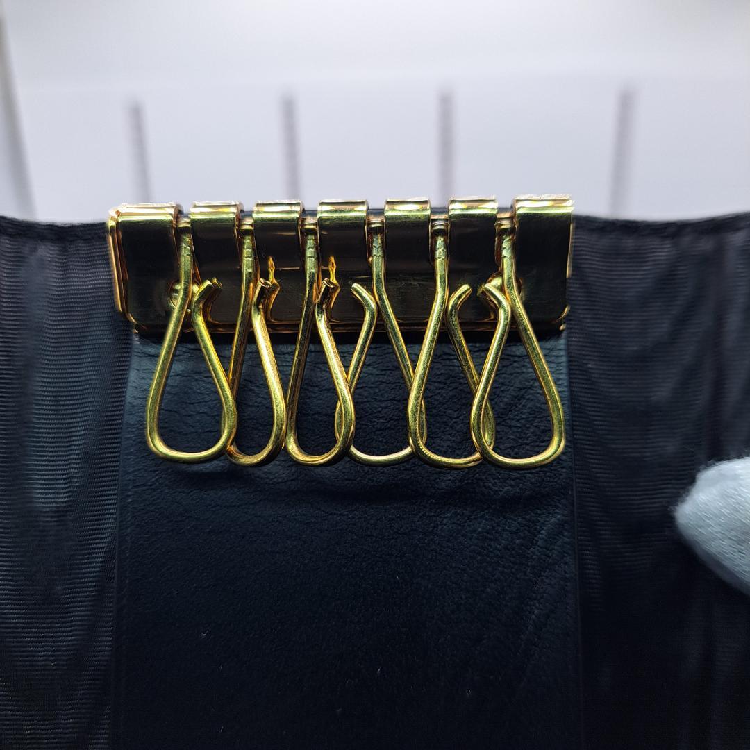 CHANEL　デカココ　キーケース　ブラック　財布