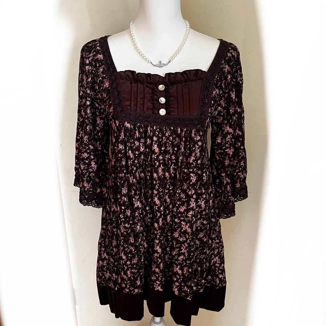 リズリサ 姫系 姫ギャル y2k 花柄 レース フリル lizlisa - メルカリ