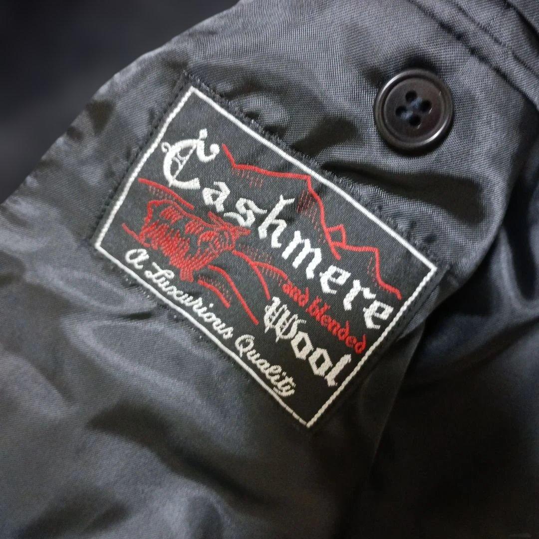 ARTIGIANO アルティジャーノ カシミヤ混 マキシ丈 比翼 ロング コート