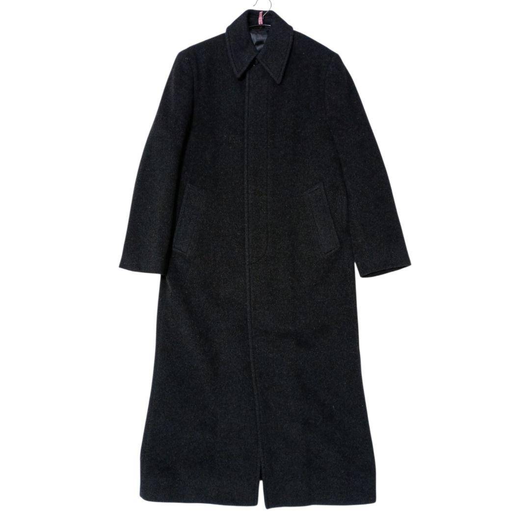 ARTIGIANO アルティジャーノ カシミヤ混 マキシ丈 比翼 ロング コート