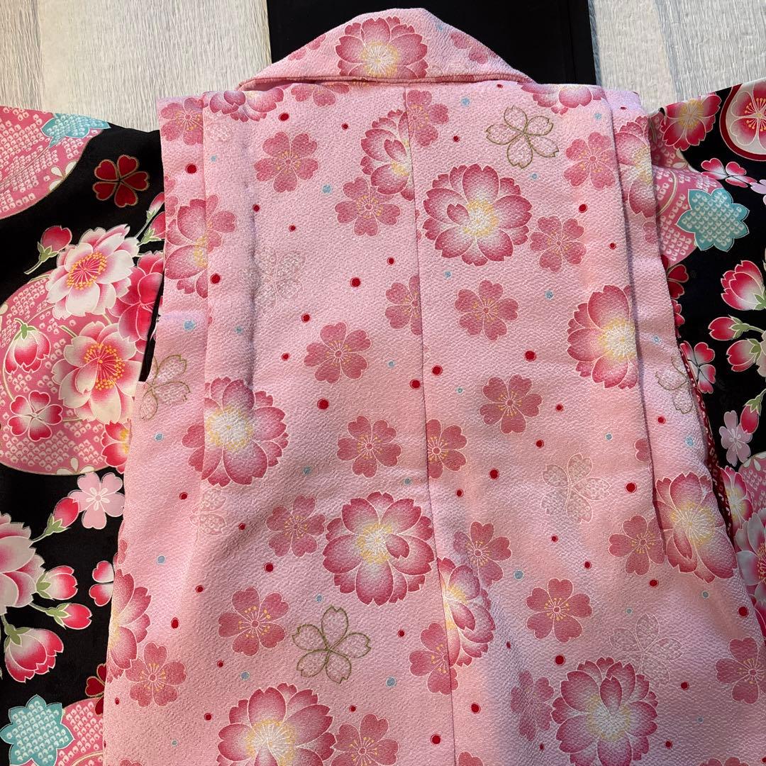 七五三　JAPAN style 三歳　 着物被布六点セット