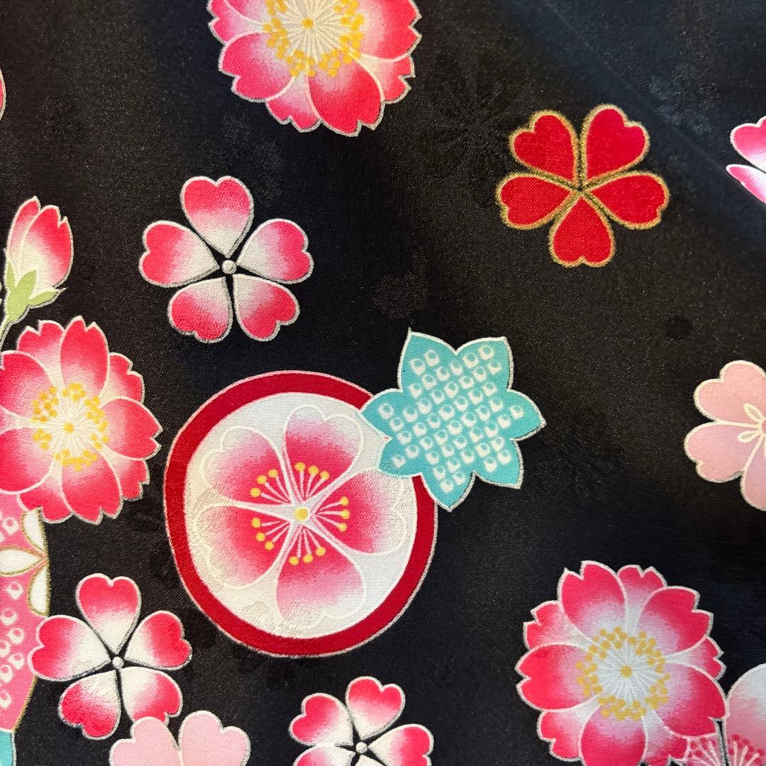 七五三　JAPAN style 三歳　 着物被布六点セット