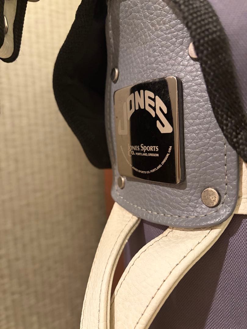 週末SALE【美品】JONES ジョーンズ　キャディーバッグ　グレー