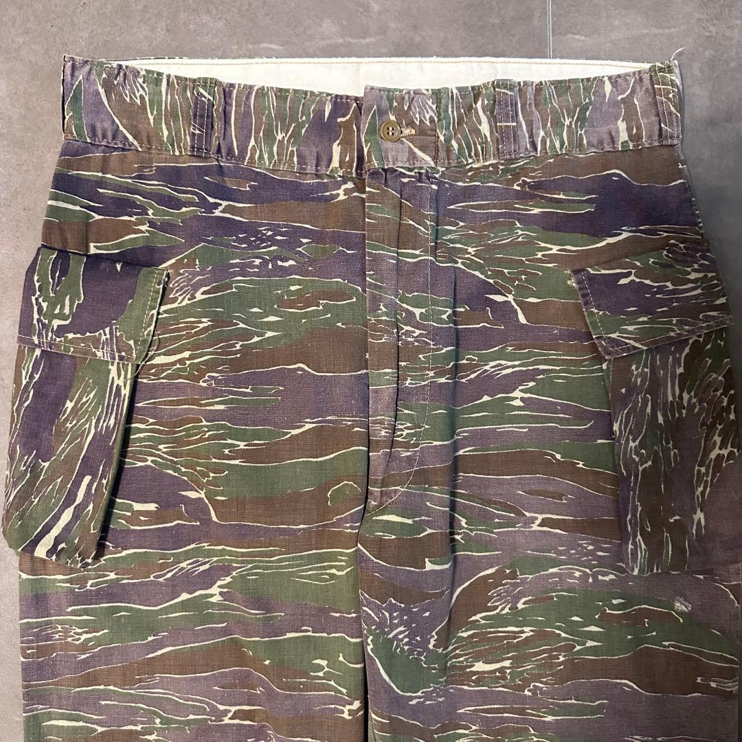 60s タイガーストライプ usarmy ベトナム パンツ サイドアジャスター