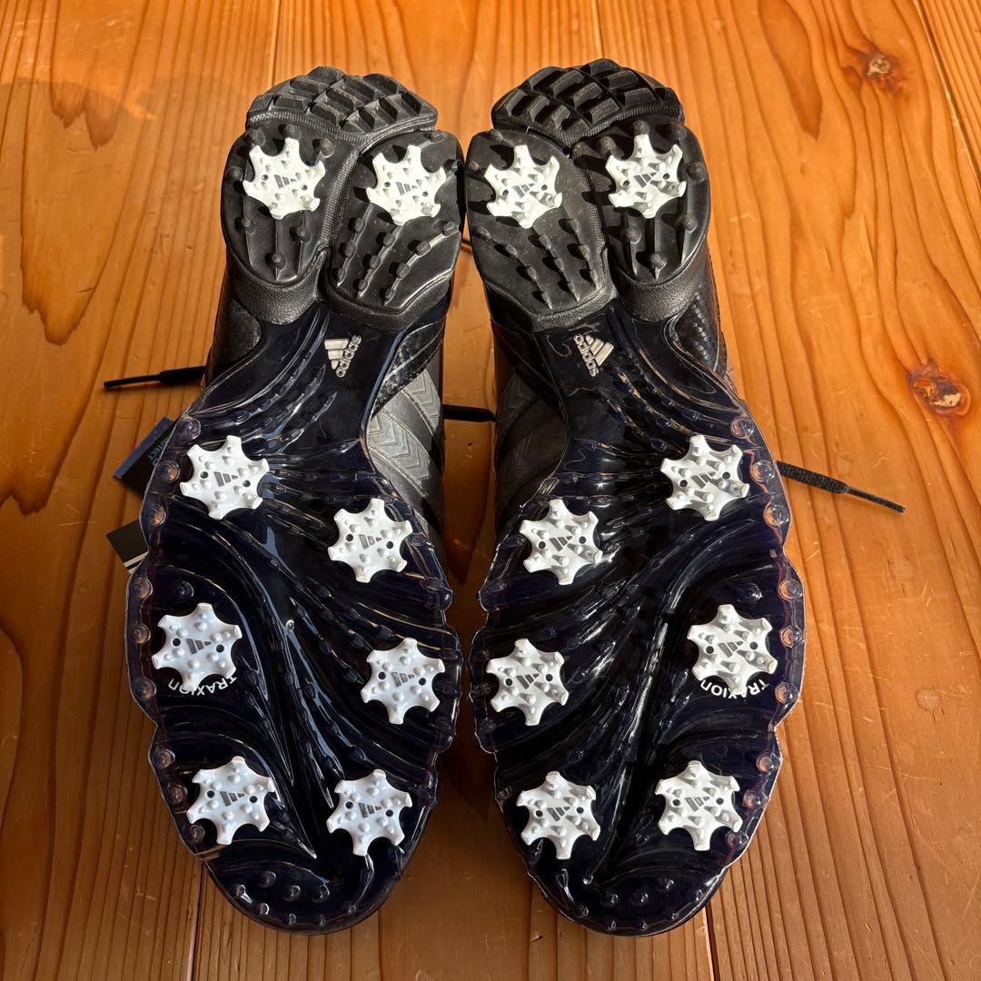 adidas POWERBAND S ゴルフシューズ 26.0 収納袋付き