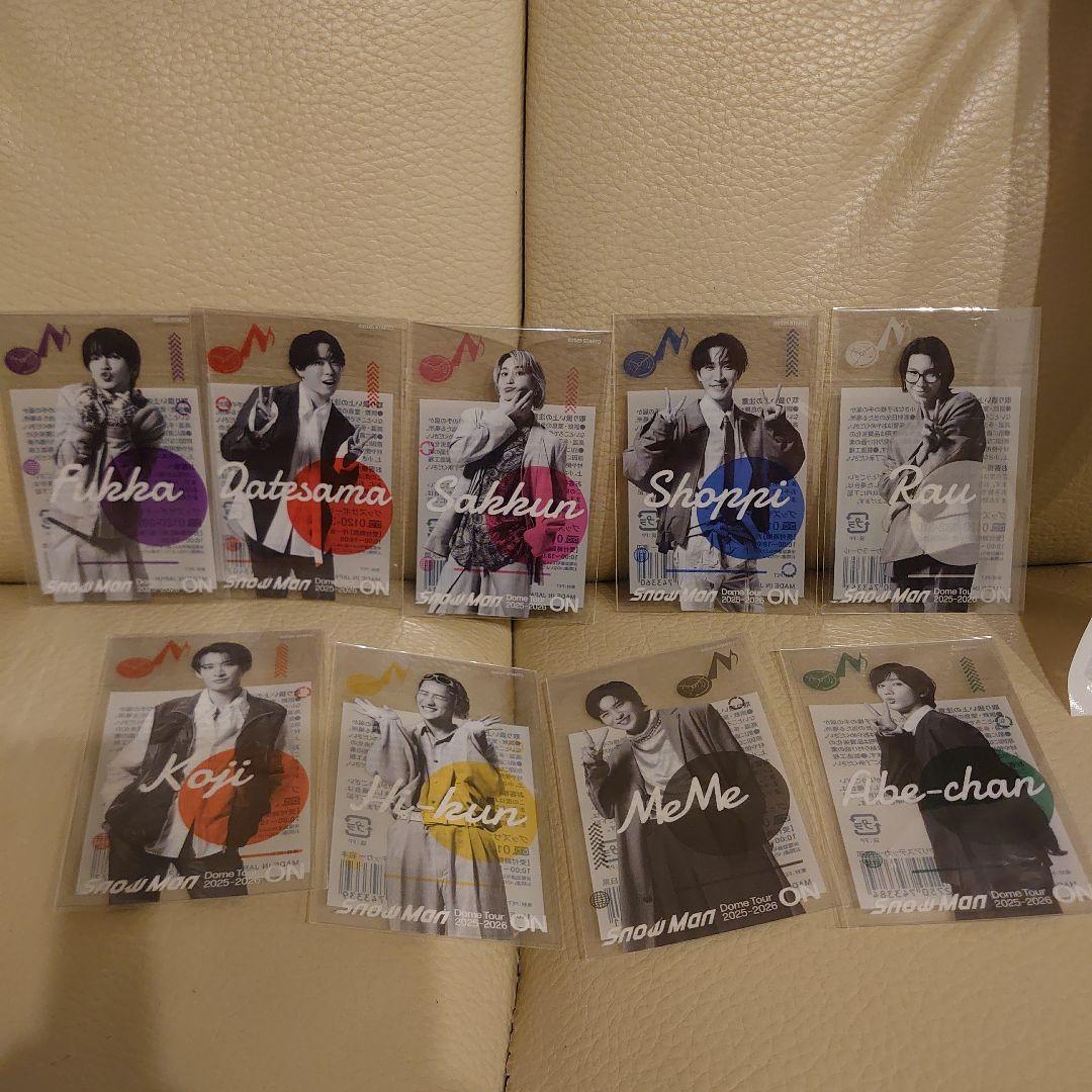 SnowMan オリジナルペンライト クリアステッカー - アイドルベストセラー