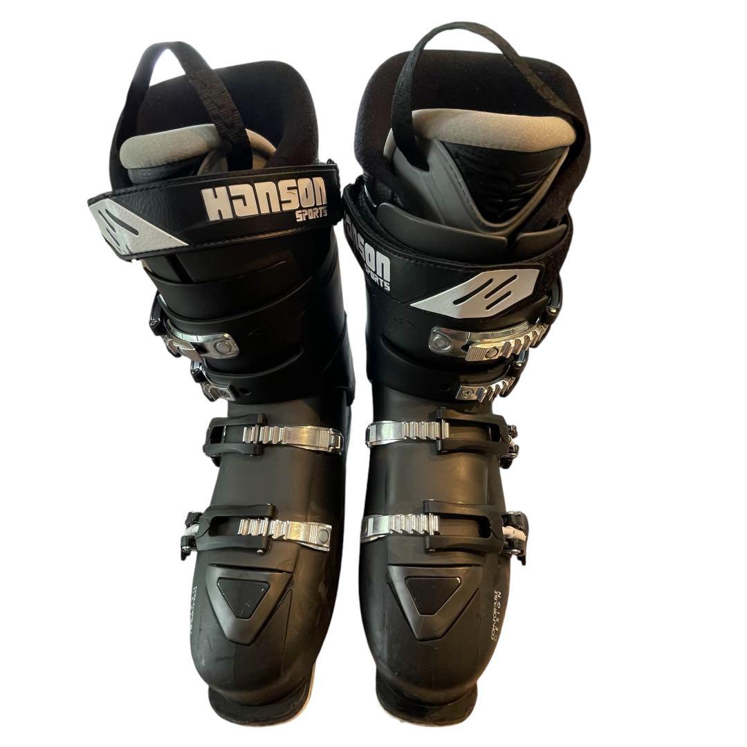 メンズスキーブーツ ブラック HANSON 29-29.5cm