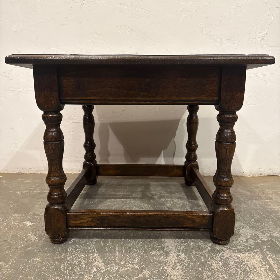 年末年始saleヴィンテージ　木製サイドテーブル　引き出し付き1