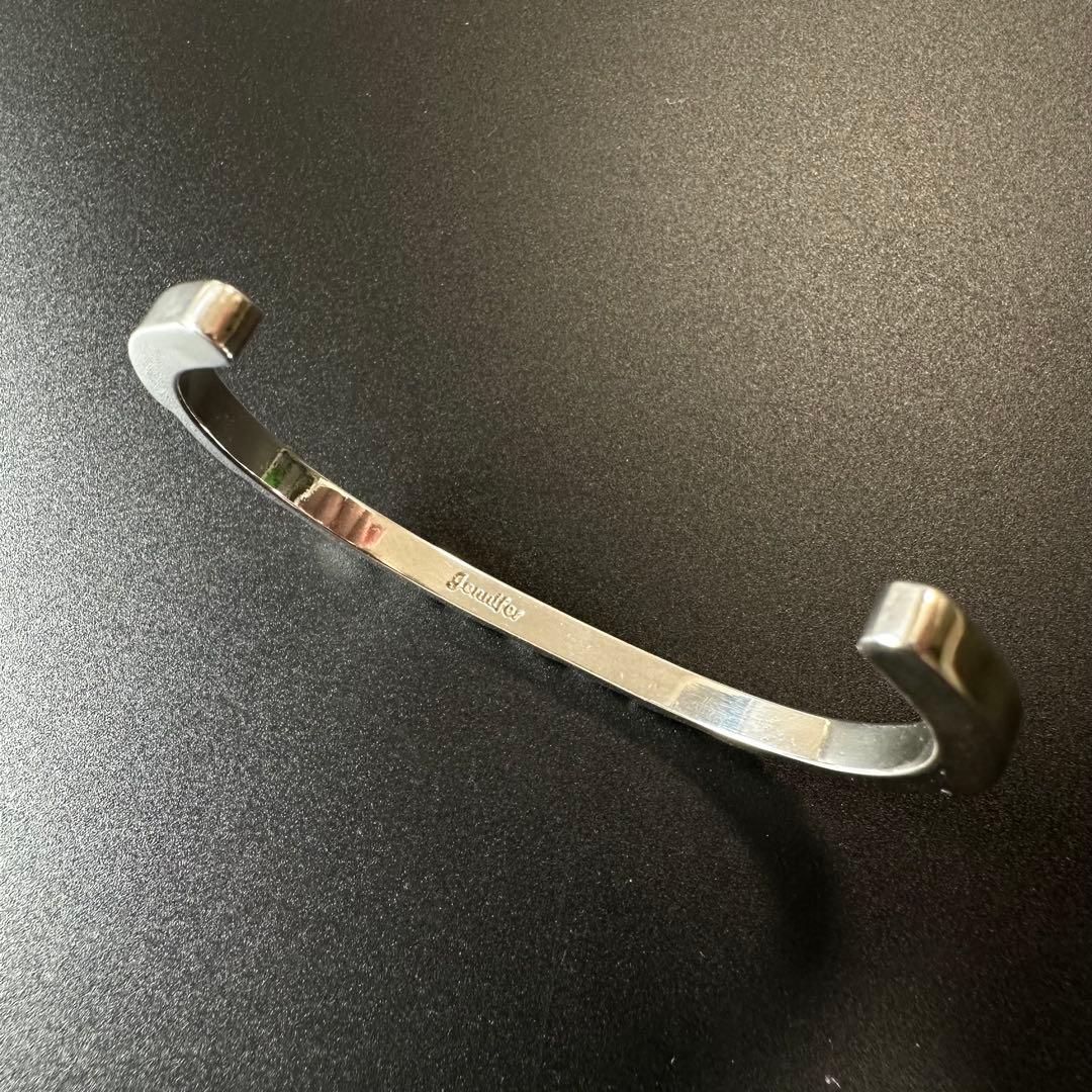 Navajo Jennifer Curtis スタンプワーク バングル