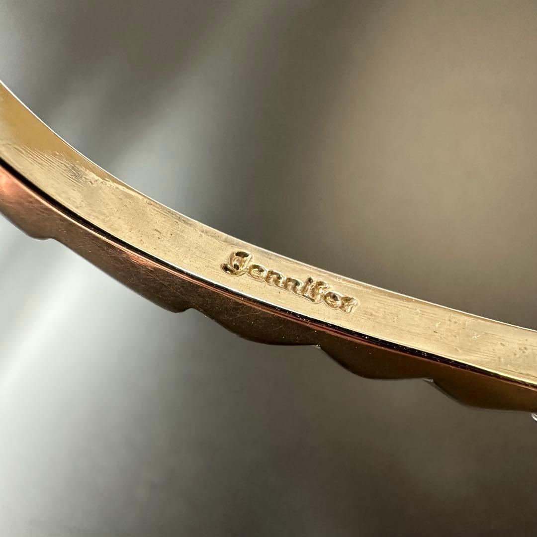 Navajo Jennifer Curtis スタンプワーク バングル