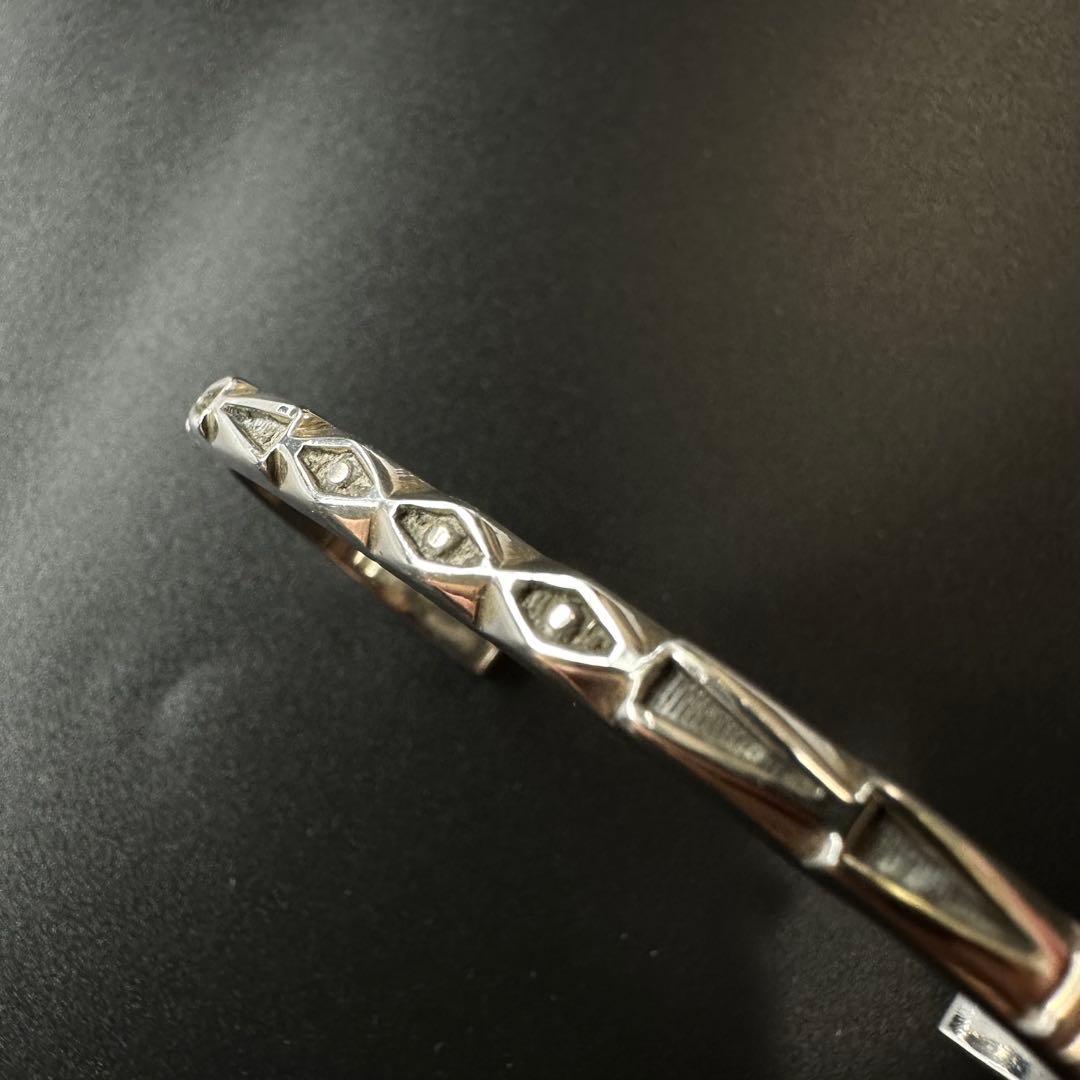 Navajo Jennifer Curtis スタンプワーク バングル