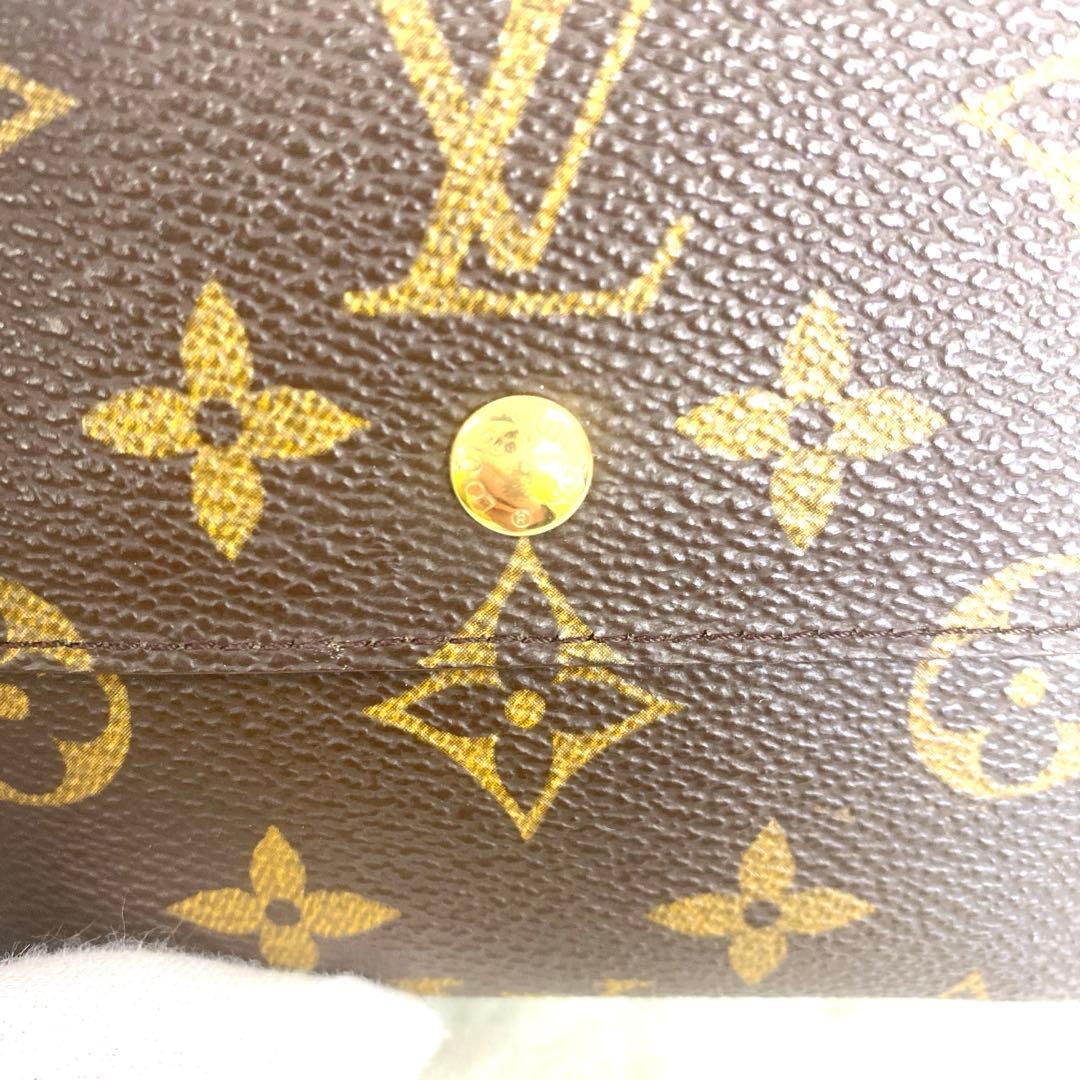 #ルイヴィトン モノグラムのお財布　ユニセックス　Wホック