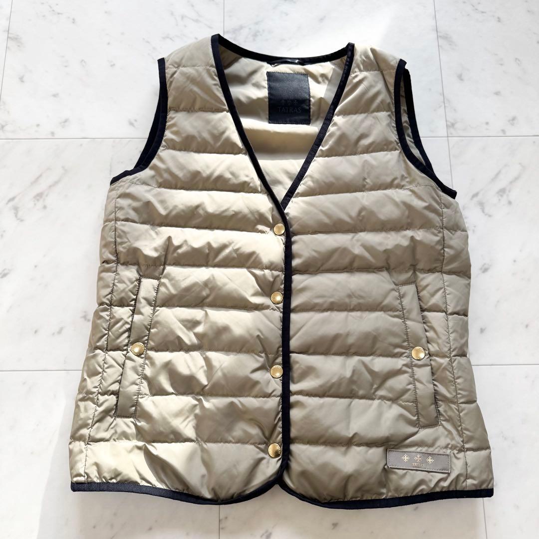 【美品】TATRAS タトラス BERINA インナーダウンベスト モッズコート