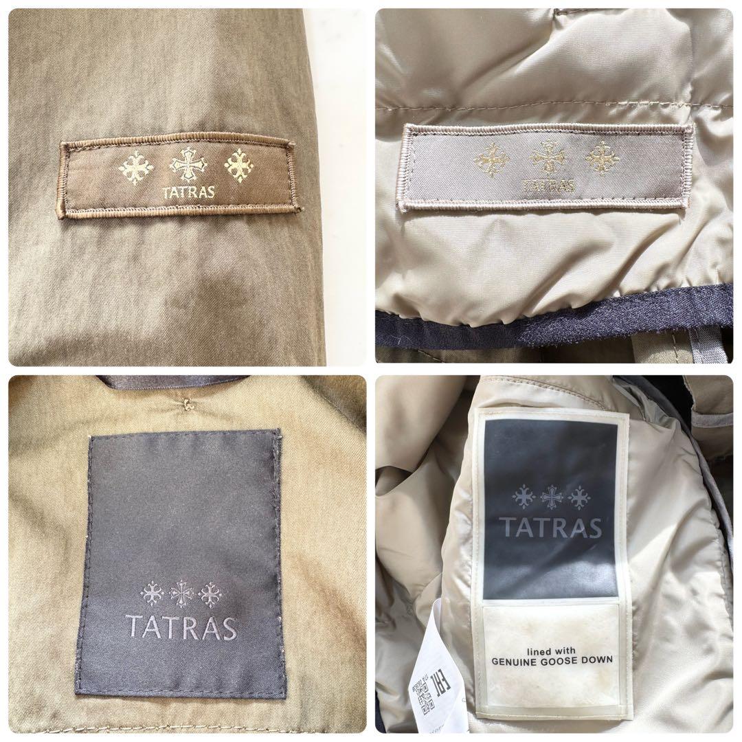 【美品】TATRAS タトラス BERINA インナーダウンベスト モッズコート