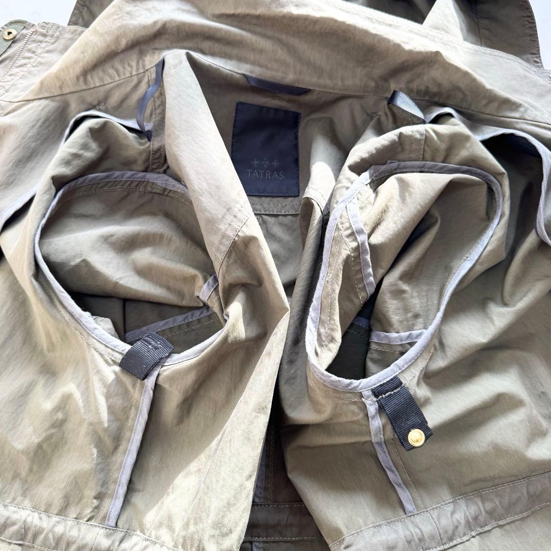 【美品】TATRAS タトラス BERINA インナーダウンベスト モッズコート