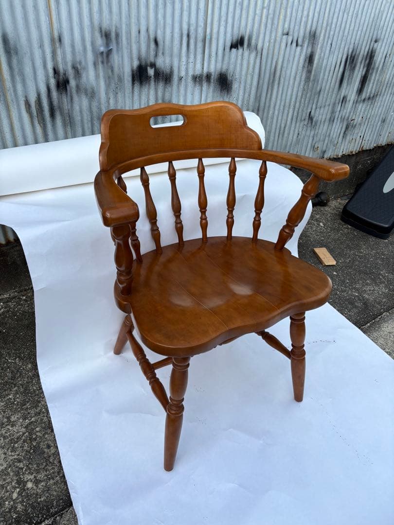 アンティークな飛騨産業 キツツキ ウィンザーチェアー　きれい　木製チェア