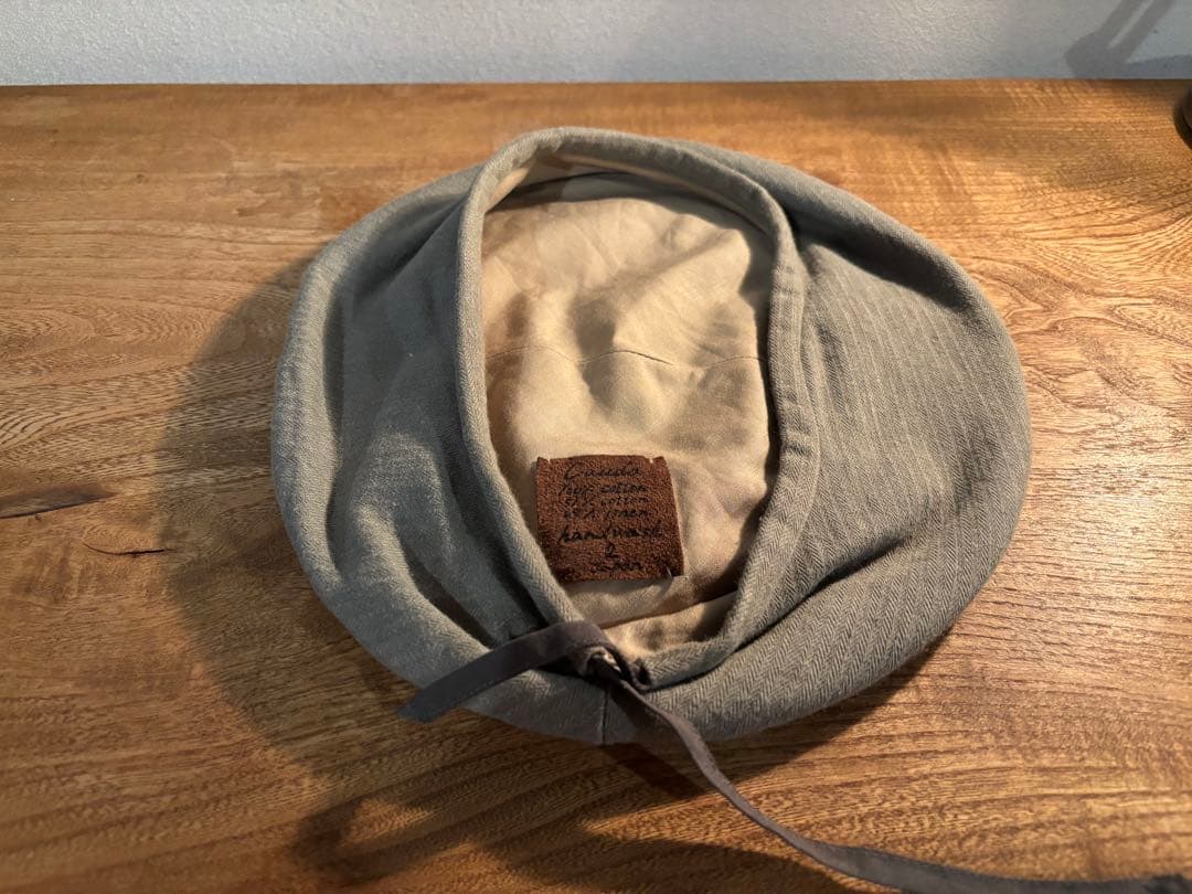 帽子 cauda compact beret gray
