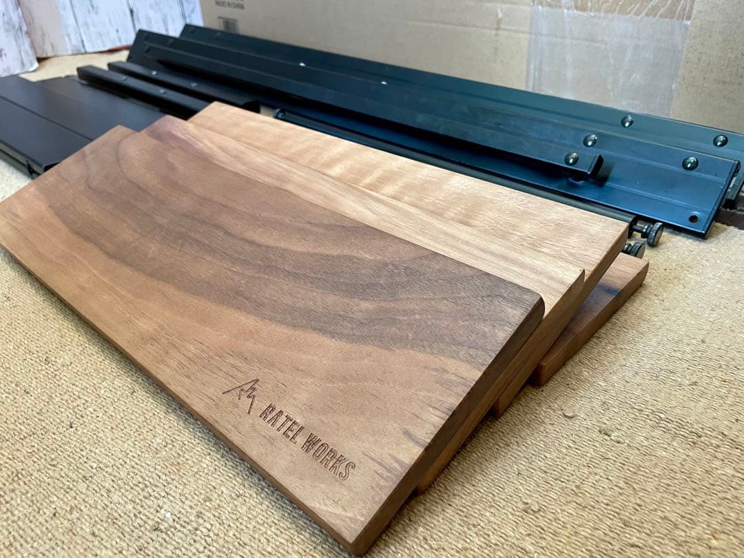 【美品】RATELWORKS ラーテルワークス ウッドパネルテーブル