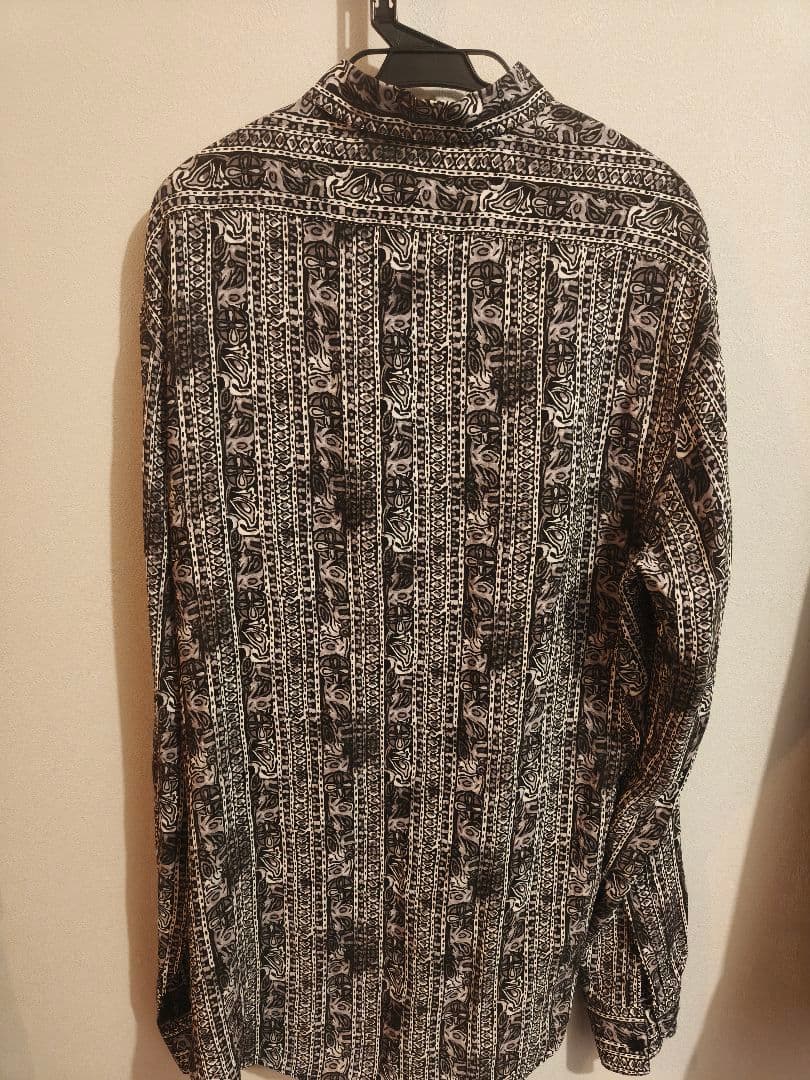 【希少】SAINT LAURENT 長袖シルクシャツ