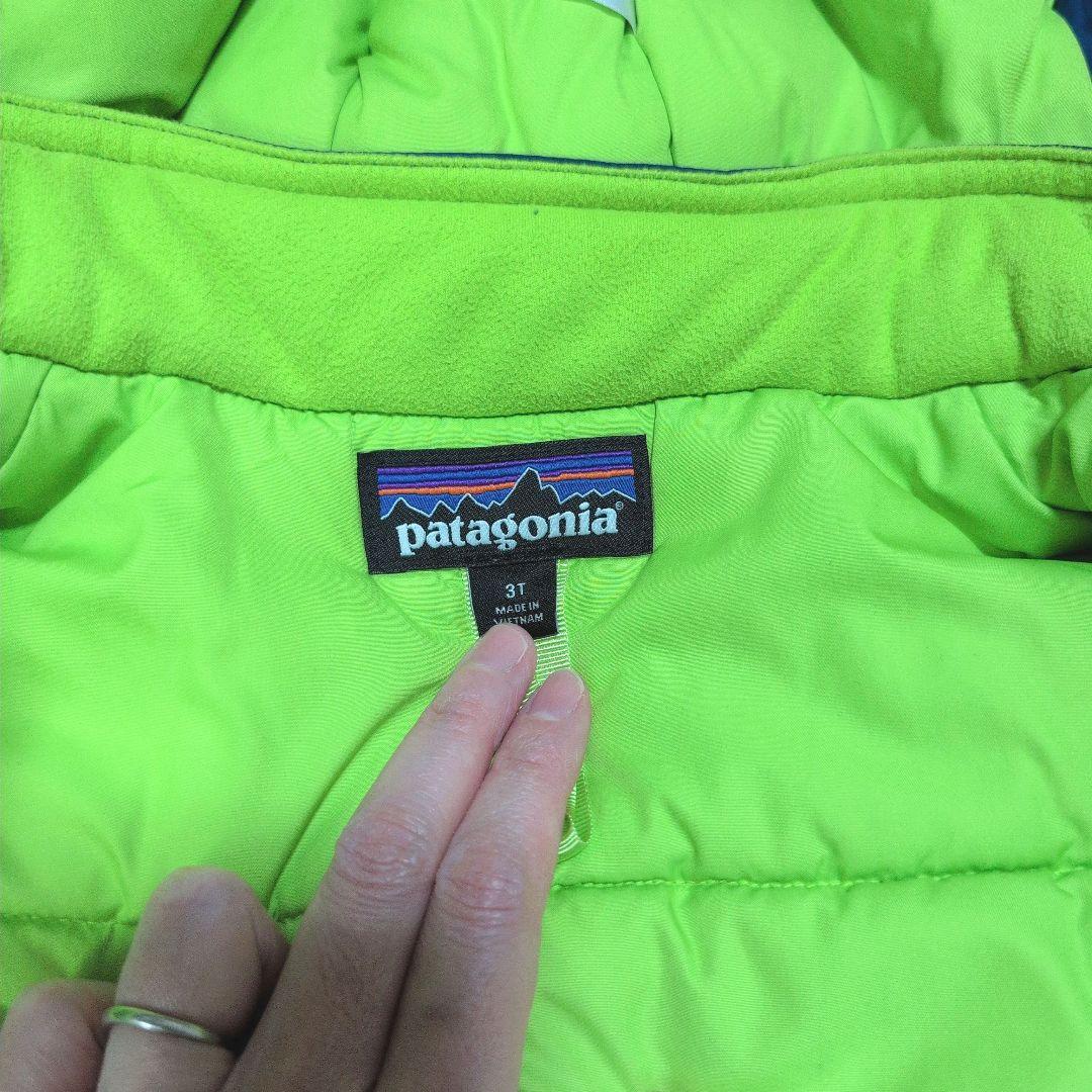 patagonia 子ども用スキー・スノボーウェア 上下セット 3T　ネイビー