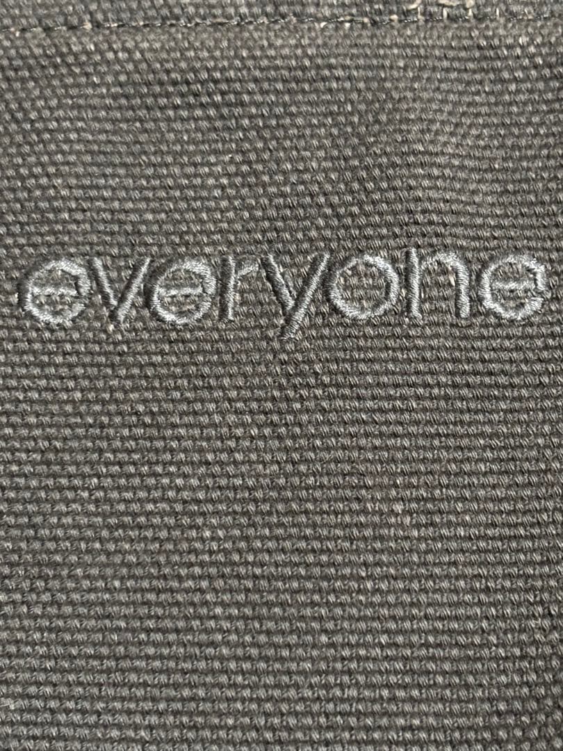 everyoneトートバック　チャコール　エブリワン