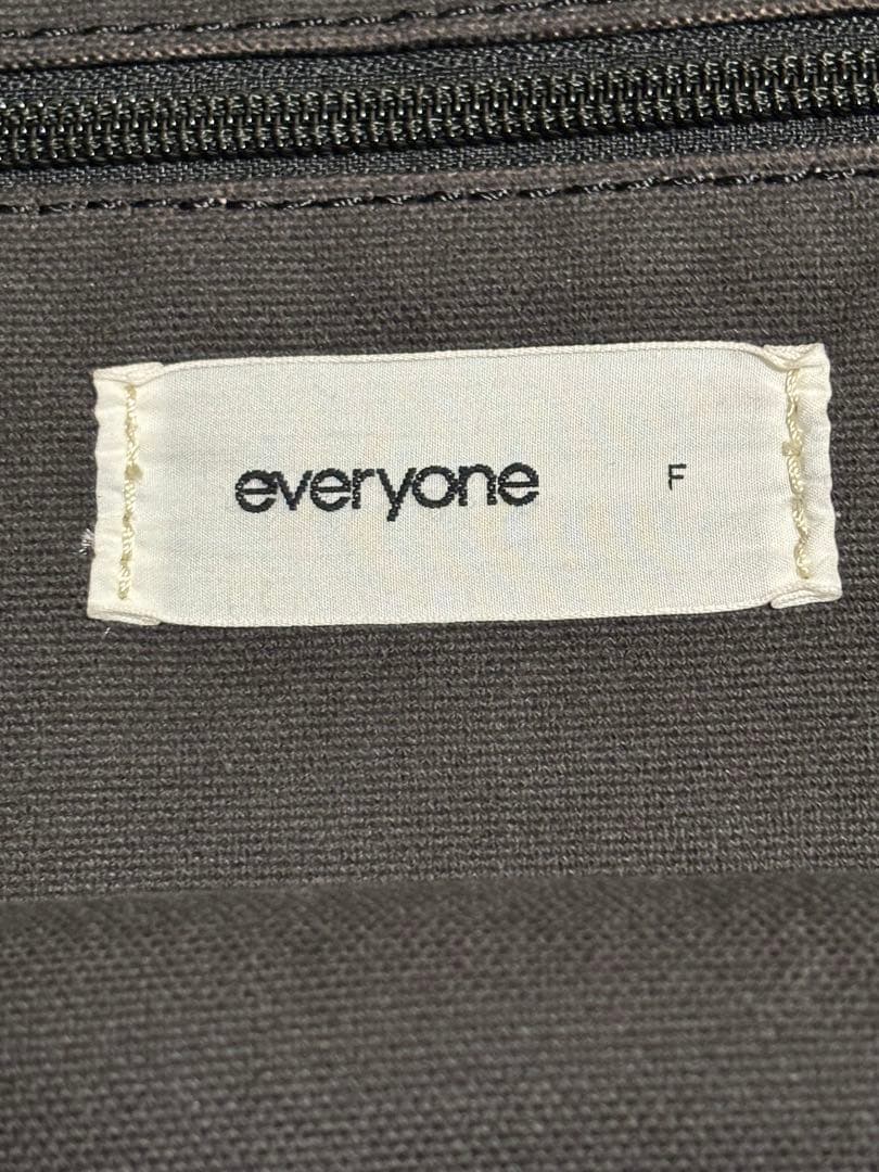 everyoneトートバック　チャコール　エブリワン