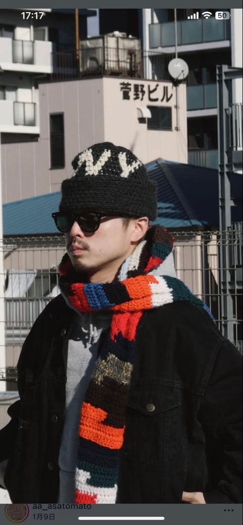 anri ニットマフラー