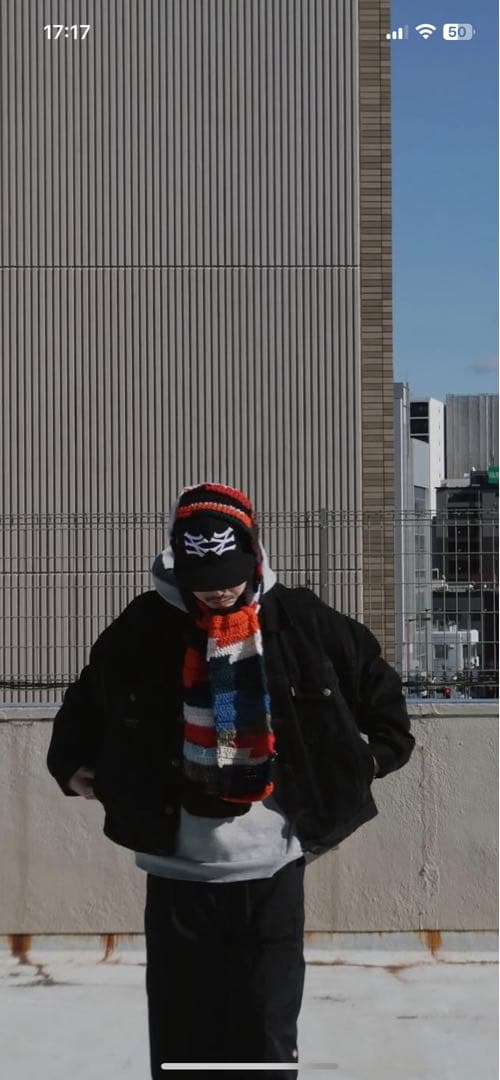 anri ニットマフラー