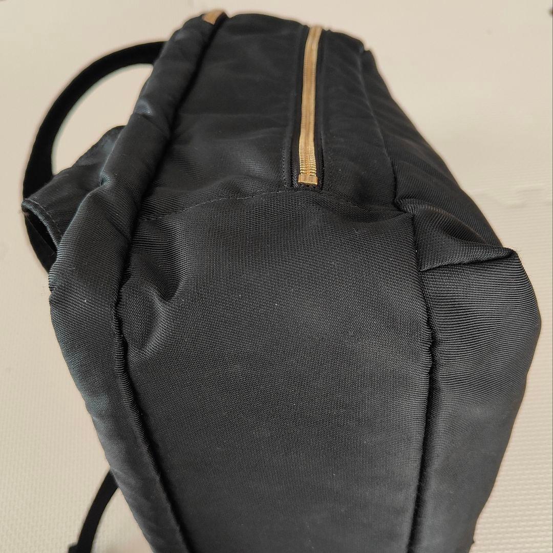 ポーターガール シア リュック デイパック　2層式　A4収納 黒 PC