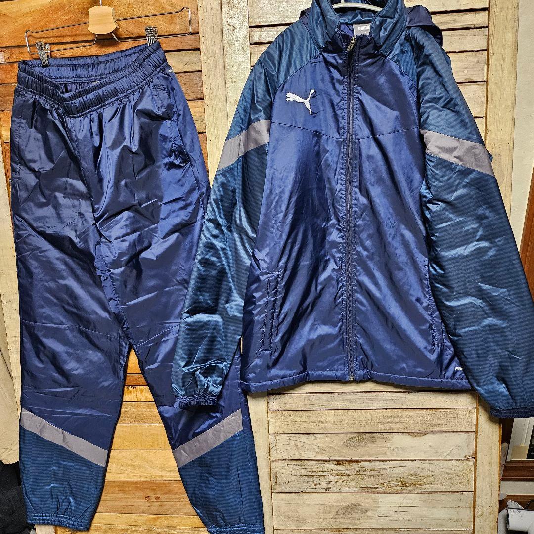プーマ 中綿ウォーマー ウィンドブレーカー 上下セット WIND CELL 防寒
