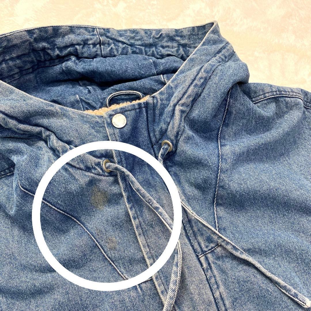 み✨超希少完売品✨ デニムコート モッズコート ボア フーデッド