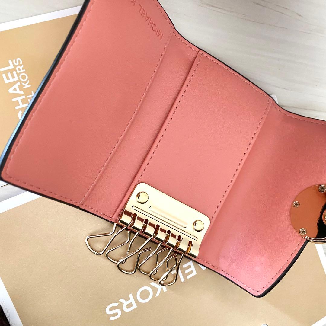 73 MICHAEL KORSキーケース ライトピンク キーケース