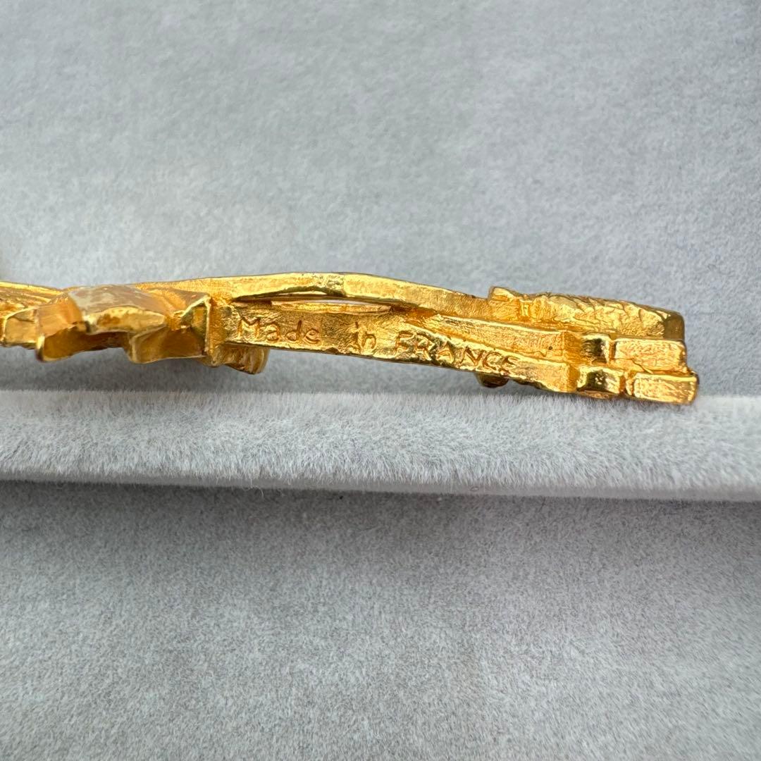 【ヴィンテージ】christian lacroix キーリング　ゴールド