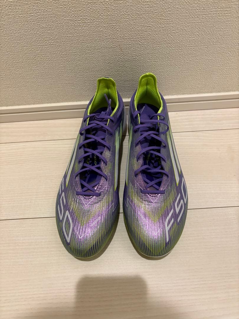 adidas F50 サッカーシューズ・スパイク 紫/緑　25.5