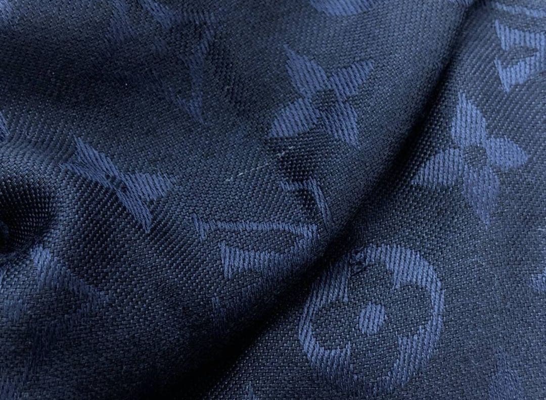 T05/102極美品LOISVUITTONルイヴィトンストールシルク混モノグラム