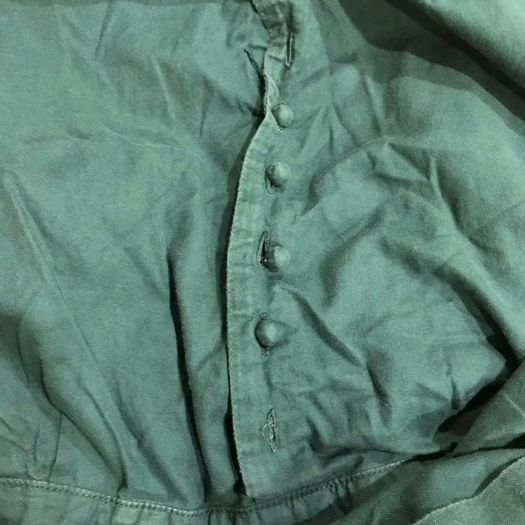 KAPITAL キャピタル ノースリーブ オールインワン ワイド 緑 XS