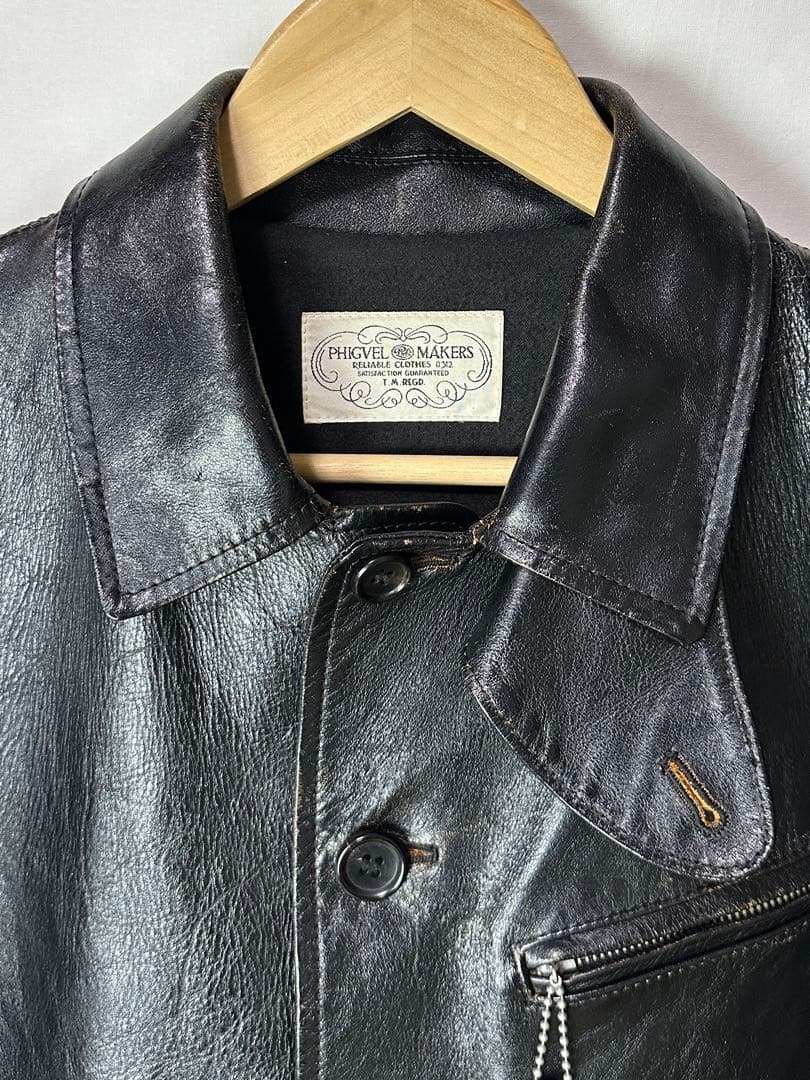 PHIGVEL ホースレザー カーコート 3 レザージャケット PMM-OT02