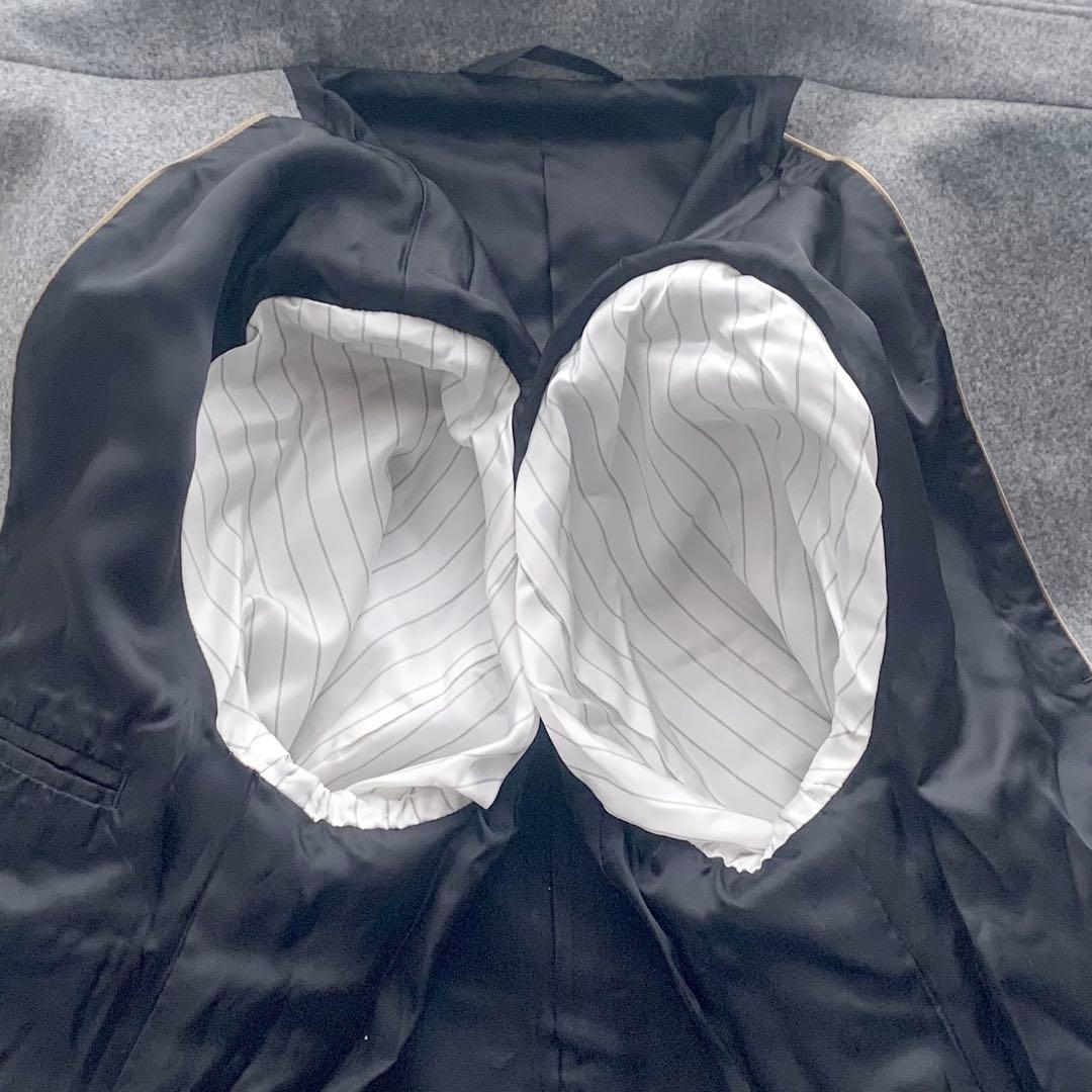 【極美品】EPOCA UOMO コート ステンカラー カシミヤ混 ベルト ロング