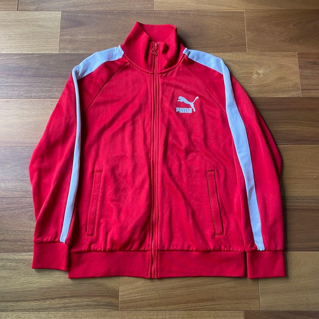 PUMA T7ICONIC セットアップ レッド 赤 トラックジャケット パンツ