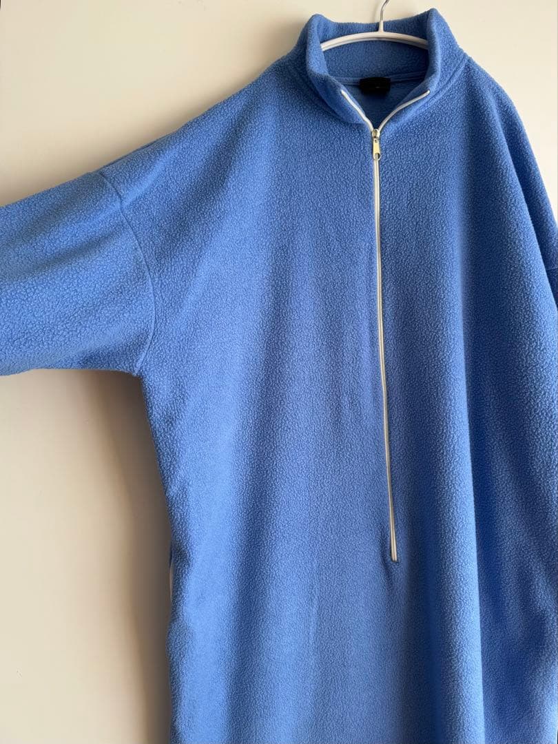 90s 00s モモンガフリース オールインワン 水色　 itimi