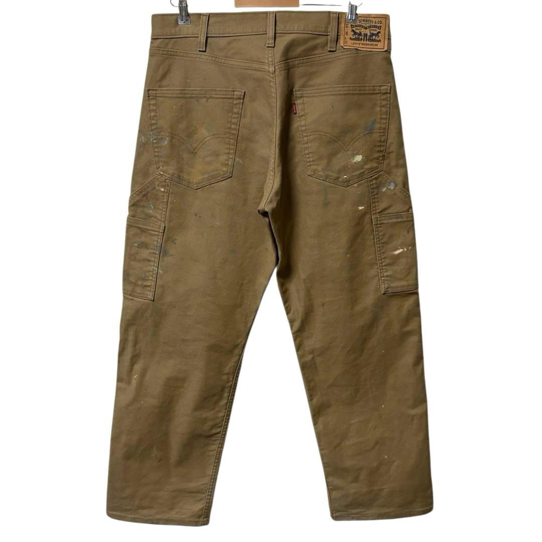 Levi's ダブルニーダックペインターパンツ ストレッチ ペイントペンキ一点物