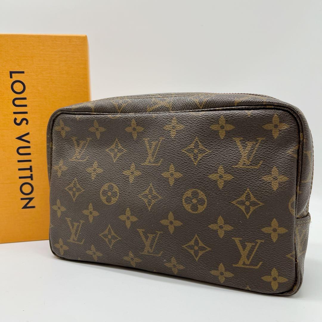 鑑定済】ルイヴィトン モノグラム トゥルーストワレット23 ブラウン